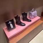 Gucci Women GG Boot Double G Embroidery Studs Black Leather Low 3.6 CM Heel - Bild 8