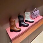 Gucci Women GG Boot Double G Embroidery Studs Brown Leather Low 3.6 CM Heel - immagine 11