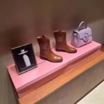 Gucci Women GG Boot Double G Embroidery Studs Brown Leather Low 3.6 CM Heel - immagine 10