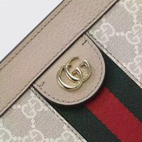 Gucci Women Ophidia GG Small Shoulder Bag Beige White GG Supreme Canvas Double G (2)