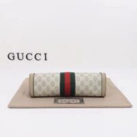 Gucci Women Ophidia GG Small Shoulder Bag Beige White GG Supreme Canvas Double G (2)