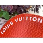 Louis Vuitton LV Unisex Alma Travel GM Vermillon Red Epi XL Grained Leather Handle Clip - Image 9
