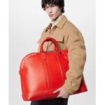 Louis Vuitton LV Unisex Alma Travel GM Vermillon Red Epi XL Grained Leather Handle Clip - Image 14