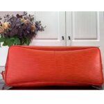 Louis Vuitton LV Unisex Alma Travel GM Vermillon Red Epi XL Grained Leather Handle Clip - Image 7