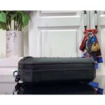 Louis Vuitton LV Unisex Future Trunk Black Calf Leather Double Zip Closure – Image 5