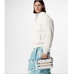 Louis Vuitton LV Unisex Future Trunk White Calf Leather Double Zip Closure – Image 15