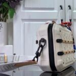 Louis Vuitton LV Unisex Future Trunk White Calf Leather Double Zip Closure – Image 5