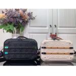 Louis Vuitton LV Unisex Future Trunk White Calf Leather Double Zip Closure – Image 8