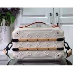 Louis Vuitton LV Unisex Future Trunk White Calf Leather Double Zip Closure – Image 2