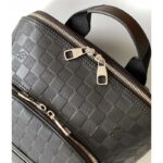 Louis Vuitton LV Unisex Michael Backpack Nv2 Black Damier Infini Onyx Cowhide Leather - Image 7