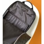 Louis Vuitton LV Unisex Michael Backpack Nv2 Black Damier Infini Onyx Cowhide Leather - Image 9