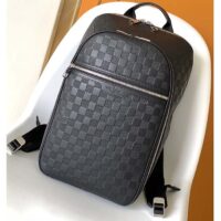 Louis Vuitton LV Unisex Michael Backpack Nv2 Black Damier Infini Onyx Cowhide Leather (2)