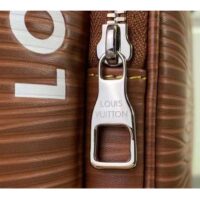 Louis Vuitton LV Unisex Montsouris Backpack Cognac Calf Leather Drawstring Magnetic Closure Handle (2)