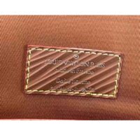 Louis Vuitton LV Women Alma Travel GM Cognac Calf Leather Double Zip Closure (4)
