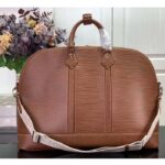 Louis Vuitton LV Unisex Alma Travel GM Cognac Calf Leather Double Zip Closure - Imagen 6