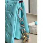 Louis Vuitton LV Women Coussin PM Handbag Azure Blue Lambskin Calfskin Cowhide Leather - immagine 7