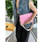 Louis Vuitton LV Women Coussin PM Handbag Rose Bonbon Pink Lambskin Cowhide Leather – Bild 12