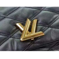 Louis Vuitton LV Women GO-14 MM Black Lamb Leather Cowhide Leather (4)