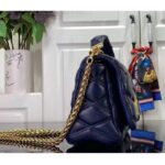 Louis Vuitton LV Women GO-14 MM Navy Blue Lamb Leather Cowhide Leather - immagine 4