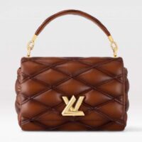 Louis Vuitton LV Women GO-14 MM Smoked Tan Lamb Leather Cowhide Leather (11)