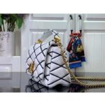 Louis Vuitton LV Women GO-14 MM White Black Lamb Leather Cowhide Leather - Image 3
