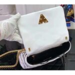 Louis Vuitton LV Women GO-14 MM White Black Lamb Leather Cowhide Leather - Image 8