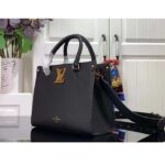 Louis Vuitton LV Women Lock Go Black Grained Calf Leather Microfiber Lining - Image 3