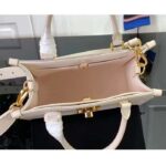 Louis Vuitton LV Women Lock & Go White Grained Calf Leather Microfiber Lining - Bild 6