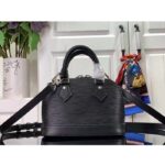 Louis Vuitton LV Women Nano Alma Handbag Black Epi Grained Cowhide Leather - Image 3