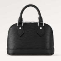 Louis Vuitton LV Women Nano Alma Handbag Black Epi Grained Cowhide Leather (2)