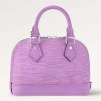 Louis Vuitton LV Women Nano Alma Handbag Lilas Provence Lilac Epi Grained Cowhide Leather (10)