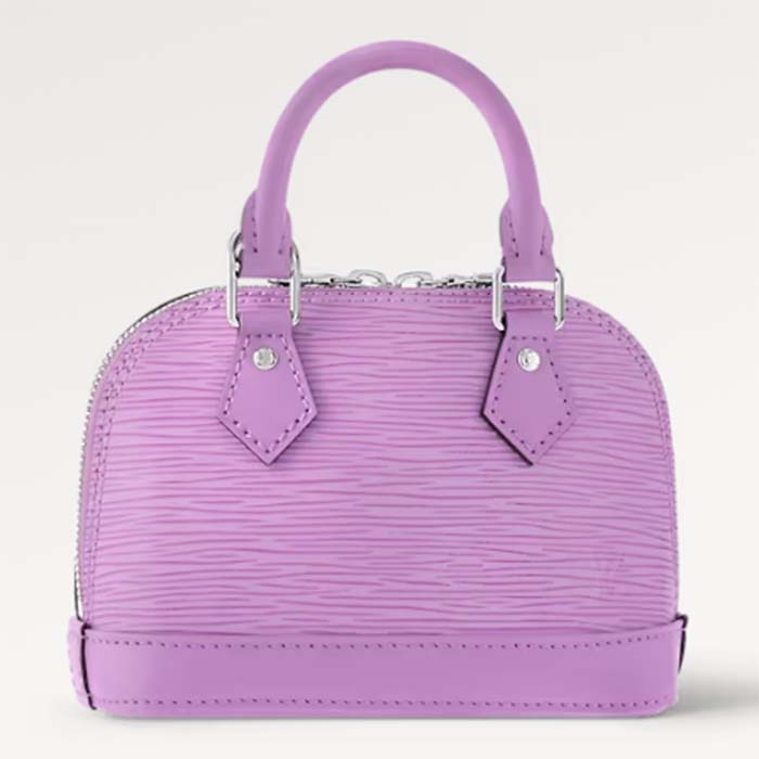 Louis Vuitton LV Women Nano Alma Handbag Lilas Provence Lilac Epi Grained Cowhide Leather