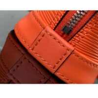 Louis Vuitton LV Women Nano Alma Handbag Minnesota Orange Epi Grained Cowhide Leather (3)