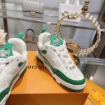 Louis Vuitton Unisex LV Skate Sneaker Mix of Materials Technical Mesh Plain Suede Calf Leather – Image 9