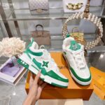 Louis Vuitton Unisex LV Skate Sneaker Mix of Materials Technical Mesh Plain Suede Calf Leather – Image 3