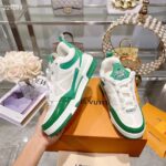 Louis Vuitton Unisex LV Skate Sneaker Mix of Materials Technical Mesh Plain Suede Calf Leather – Image 6