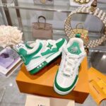 Louis Vuitton Unisex LV Skate Sneaker Mix of Materials Technical Mesh Plain Suede Calf Leather – Image 2