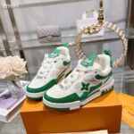 Louis Vuitton Unisex LV Skate Sneaker Mix of Materials Technical Mesh Plain Suede Calf Leather – Image 4