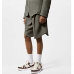 Louis Vuitton Unisex LV Trainer Sneaker Moka Brown Nubuck Calf Leather Grained Calf Leather - immagine 14