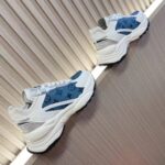 Louis Vuitton Unisex Run 55 Sneaker Denim Blue Monogram Flowers Lifted Rubber LV Circle Initials - Image 7