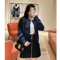 Louis Vuitton Women LV Orsay MM Handbag Black Cowhide Leather Flap Closure N-Lock (7)