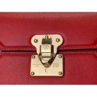 Louis Vuitton Women LV Orsay MM Handbag Red Cowhide Leather Flap Closure N-Lock (4)