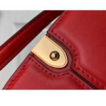 Louis Vuitton Women LV Orsay MM Handbag Red Cowhide Leather Flap Closure N-Lock – Image 8