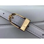 Louis Vuitton Women LV Orsay MM Handbag White Cowhide Leather Flap Closure N-Lock - Imagen 8