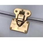 Louis Vuitton Women LV Orsay MM Handbag White Cowhide Leather Flap Closure N-Lock - Imagen 7