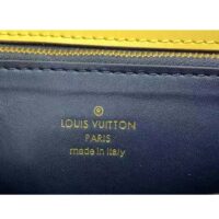 Louis Vuitton Women LV Orsay MM Handbag Yellow Cowhide Leather Flap Closure N-Lock (3)