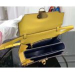 Louis Vuitton Women LV Orsay MM Handbag Yellow Cowhide Leather Flap Closure N-Lock - Image 7
