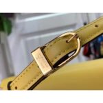 Louis Vuitton Women LV Orsay MM Handbag Yellow Cowhide Leather Flap Closure N-Lock - Image 9