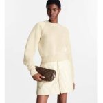 Louis Vuitton Women Pochette Accessoires Natural Cowhide Leather Trimmings Zipper Closure - immagine 11