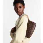 Louis Vuitton Women Pochette Accessoires Natural Cowhide Leather Trimmings Zipper Closure - immagine 10